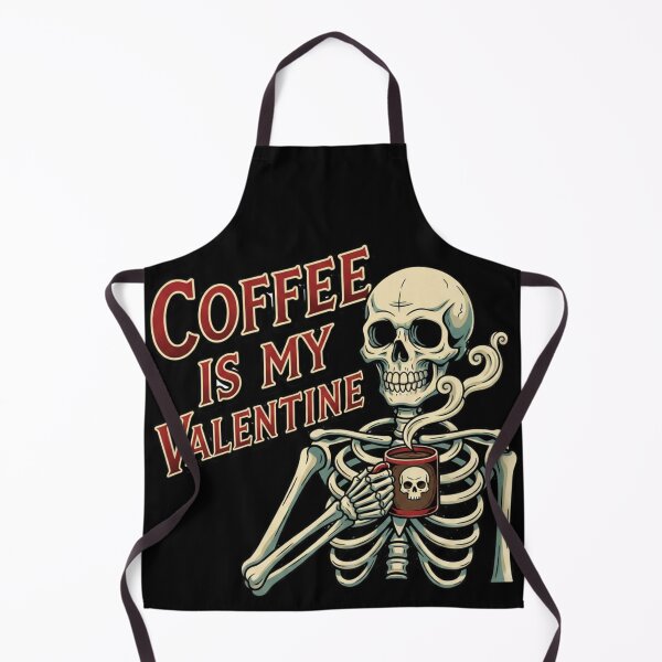 Item preview, coffee is my valentine funny caffeine lover quote designed and sold by ArtDesignTp.