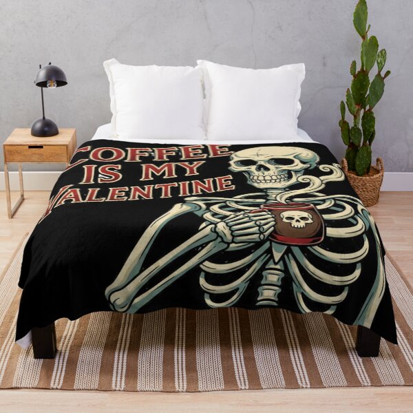 Item preview, coffee is my valentine funny caffeine lover quote designed and sold by ArtDesignTp.