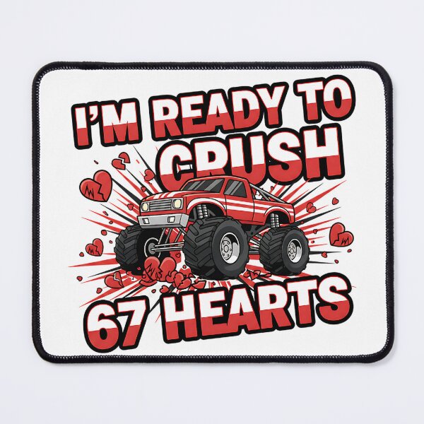 Item preview, im ready to crush 67 hearts classroom valentines designed and sold by ArtDesignTp.