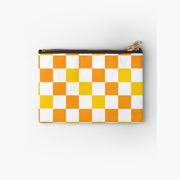 Item preview, Orange White Yellow Checkered Pattern Design  designed and sold by PatternTitan.