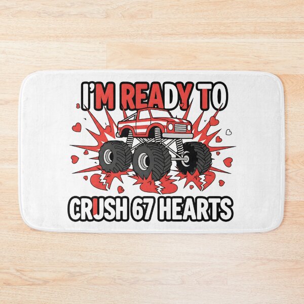 Item preview, ready to crush 67 hearts playful boys valentines designed and sold by ArtDesignTp.