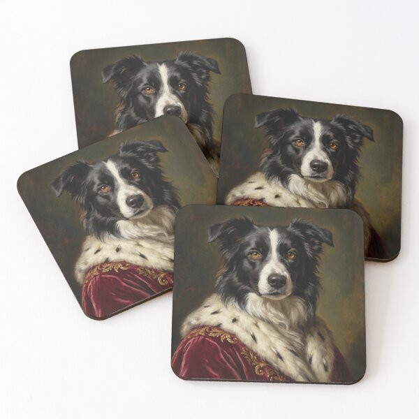 Item preview, Royal Border Collie Aristocratic Portrait designed and sold by Rutvain.