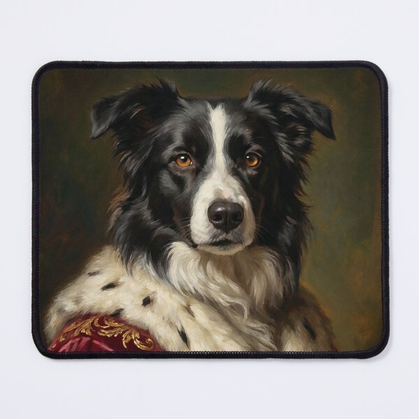 Item preview, Royal Border Collie Aristocratic Portrait designed and sold by Rutvain.