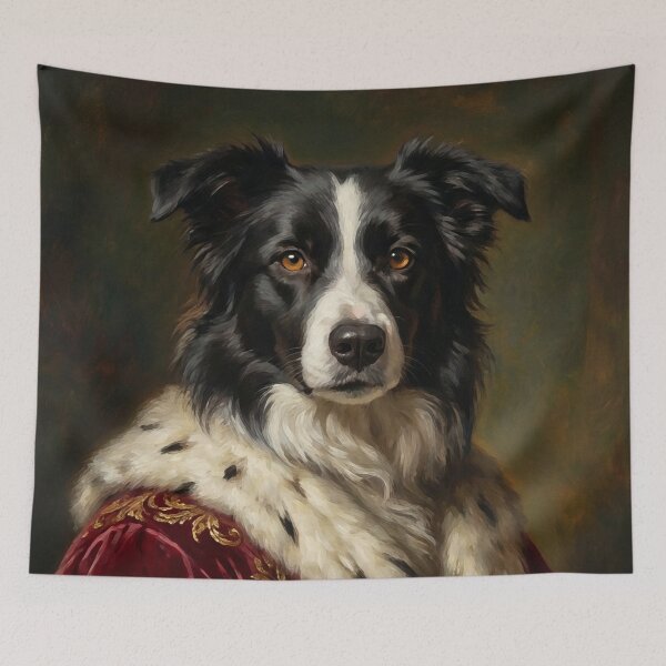 Item preview, Royal Border Collie Aristocratic Portrait designed and sold by Rutvain.