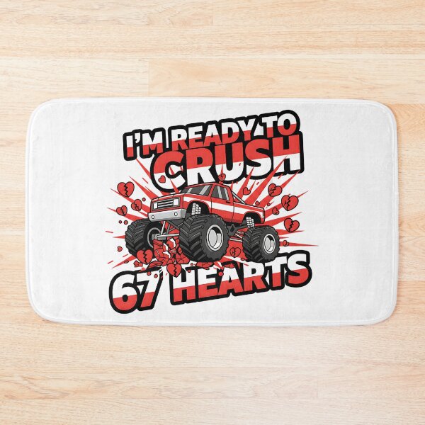 Item preview, im ready to crush 67 hearts funny kids valentines designed and sold by ArtDesignTp.