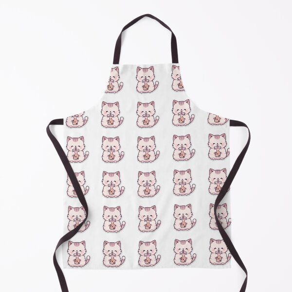 Item preview, Cute Kawaii Cat Drinking Bubble Tea  designed and sold by Veracity Art .