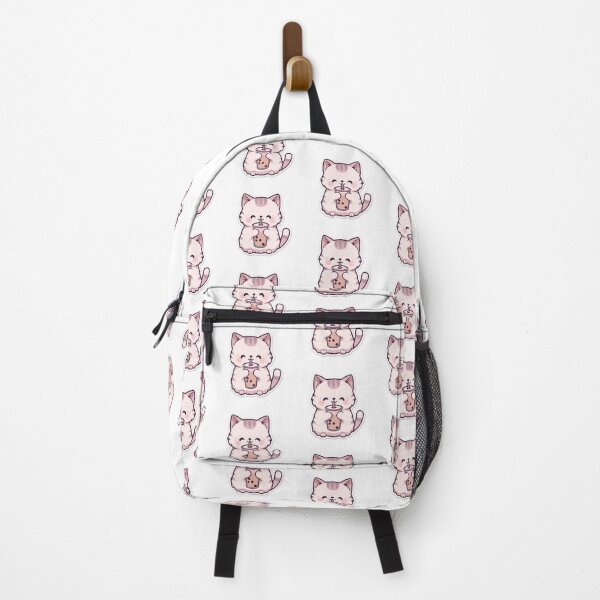 Item preview, Cute Kawaii Cat Drinking Bubble Tea designed and sold by Veracity Art .