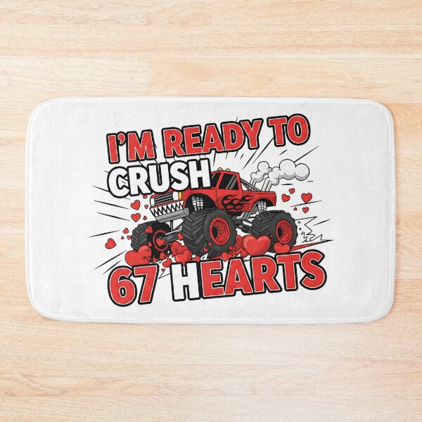 Item preview, ready to crush 67 hearts boys funny valentines art designed and sold by ArtDesignTp.