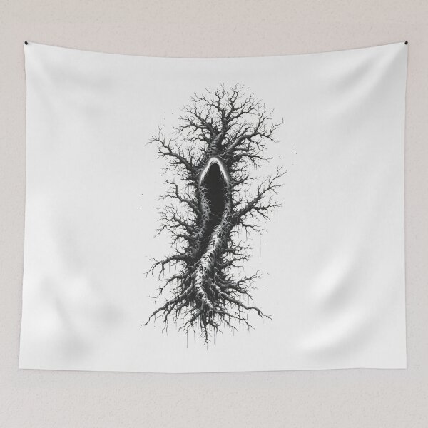 Item preview, Haunted Tree Face Dark Surreal Horror Design designed and sold by MorbidDreams.