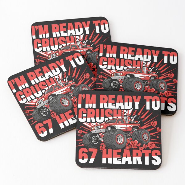Item preview, crush 67 hearts funny classroom valentines design designed and sold by ArtDesignTp.