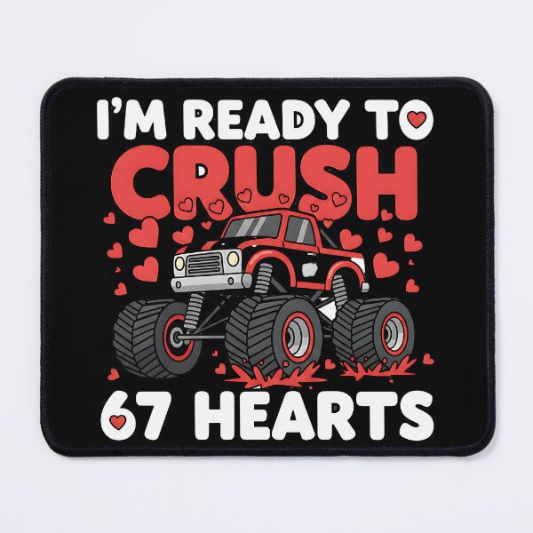 Item preview, im ready to crush 67 hearts boys valentines design designed and sold by ArtDesignTp.