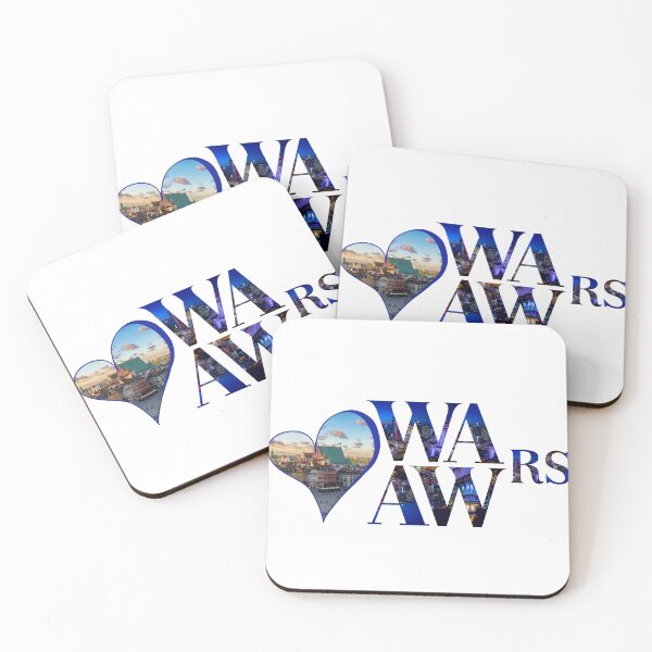 Item preview, Love Warsaw Skyline Heart – Warsaw Poland Cityscape Travel Souvenir Design designed and sold by Winetastic-Art.