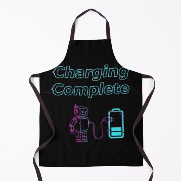 Item preview, Charging Complete – Neon Cyberpunk Robot designed and sold by trend-forge.
