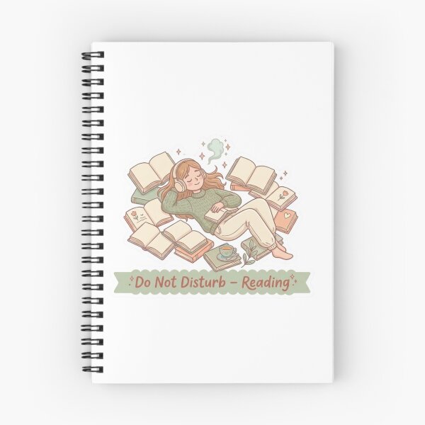 Item preview, Do Not Disturb Reading – Cottagecore Reader Cozy BookTok Book Lover Illustration designed and sold by SirensSageStone.