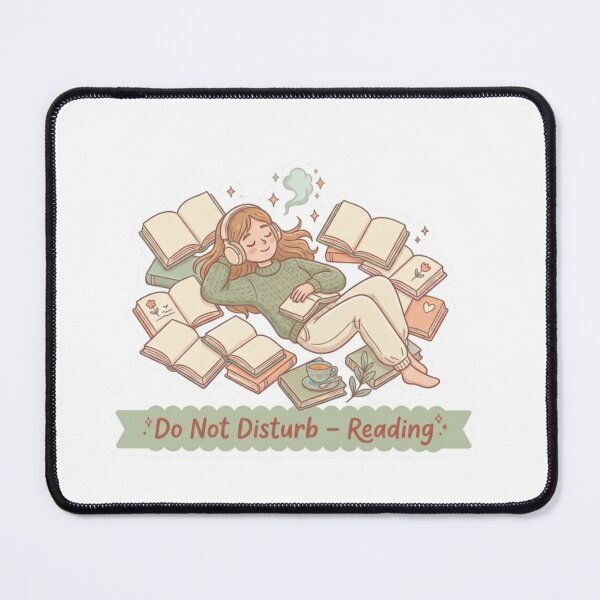 Item preview, Do Not Disturb Reading – Cottagecore Reader Cozy BookTok Book Lover Illustration designed and sold by SirensSageStone.