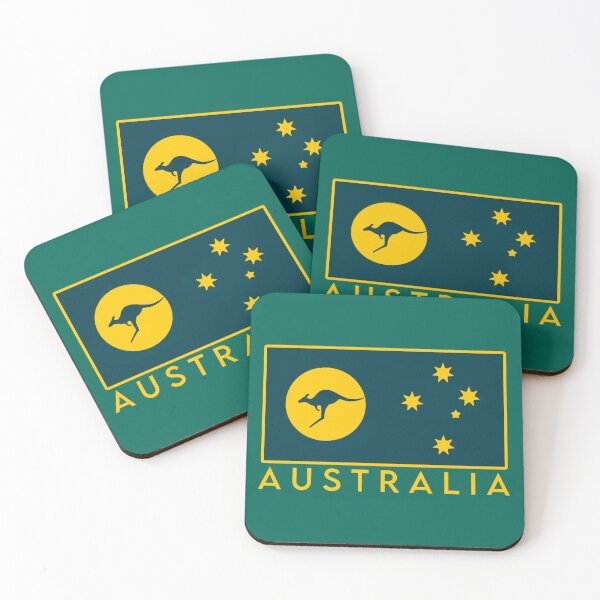Item preview, AusFlag Kangaroo Sun. Australia designed and sold by Kangaroo Sun.