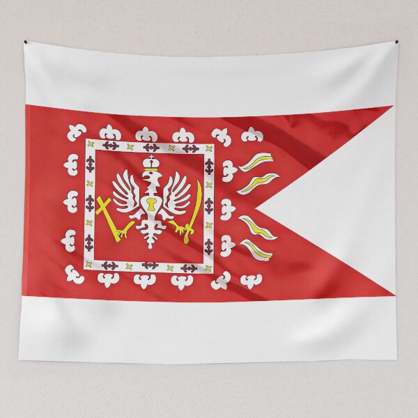 Item preview, The Polish Hussar Banner designed and sold by ✠Extra✠Ecclesiam✠Nulla✠Salus✠.