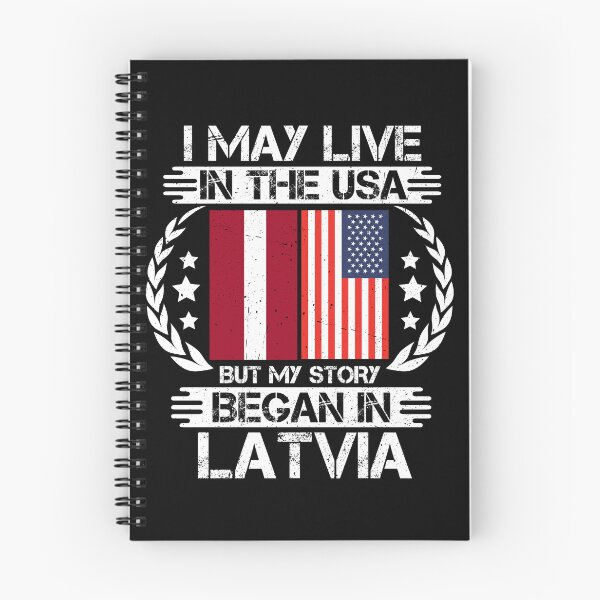 Item preview, I May Live In The USA But My Story Began In latvia  designed and sold by CosmoKitsch.