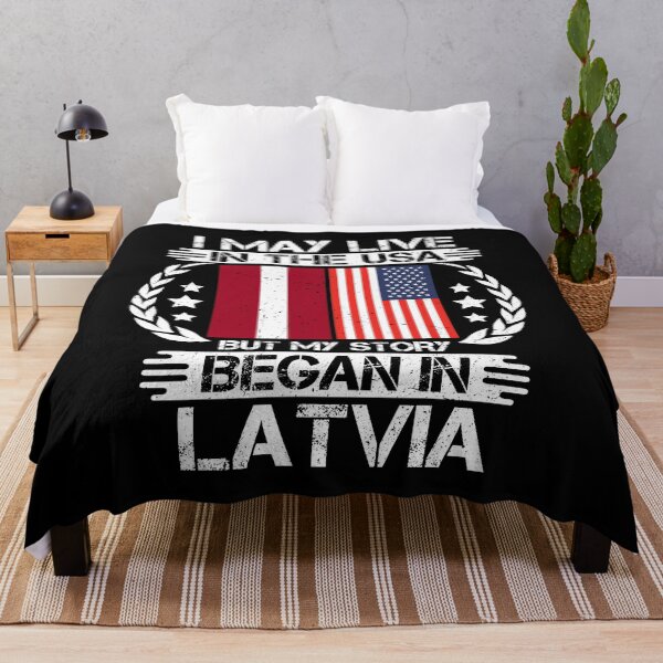 Item preview, I May Live In The USA But My Story Began In latvia  designed and sold by CosmoKitsch.