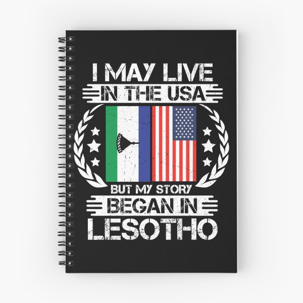 Item preview, I May Live In The USA But My Story Began In Lesotho  designed and sold by CosmoKitsch.