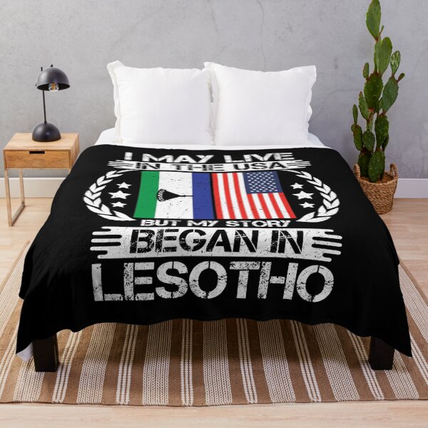 Item preview, I May Live In The USA But My Story Began In Lesotho  designed and sold by CosmoKitsch.