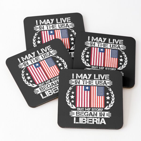 Item preview, I May Live In The USA But My Story Began In Liberia  designed and sold by CosmoKitsch.