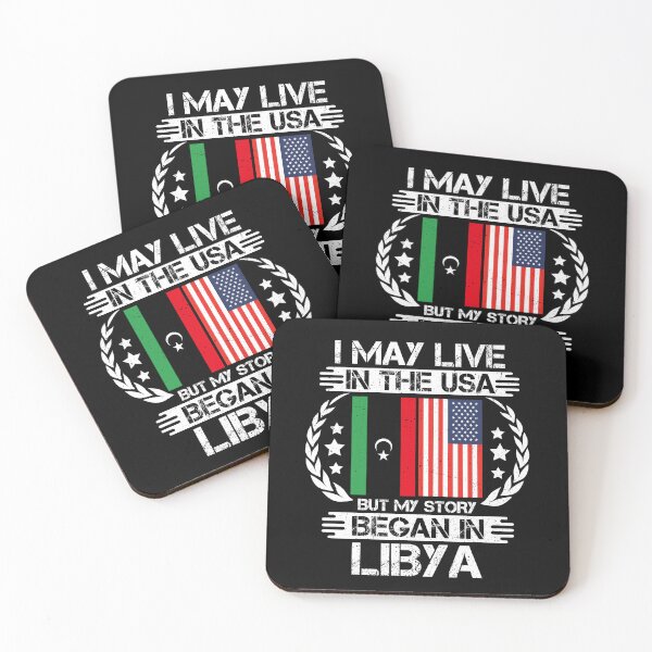 Item preview, I May Live In The USA But My Story Began In Libya   designed and sold by CosmoKitsch.