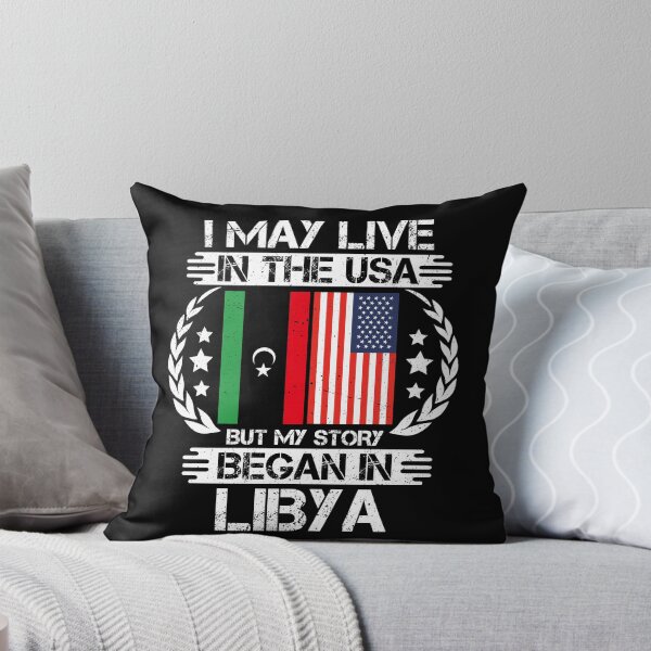 Item preview, I May Live In The USA But My Story Began In Libya   designed and sold by CosmoKitsch.