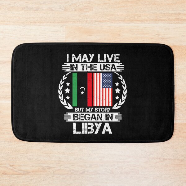 Item preview, I May Live In The USA But My Story Began In Libya   designed and sold by CosmoKitsch.