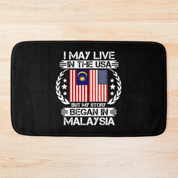 Item preview, I May Live In The USA But My Story Began In Malaysia  designed and sold by CosmoKitsch.