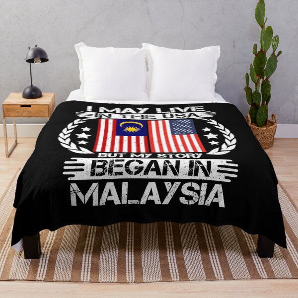 Item preview, I May Live In The USA But My Story Began In Malaysia  designed and sold by CosmoKitsch.