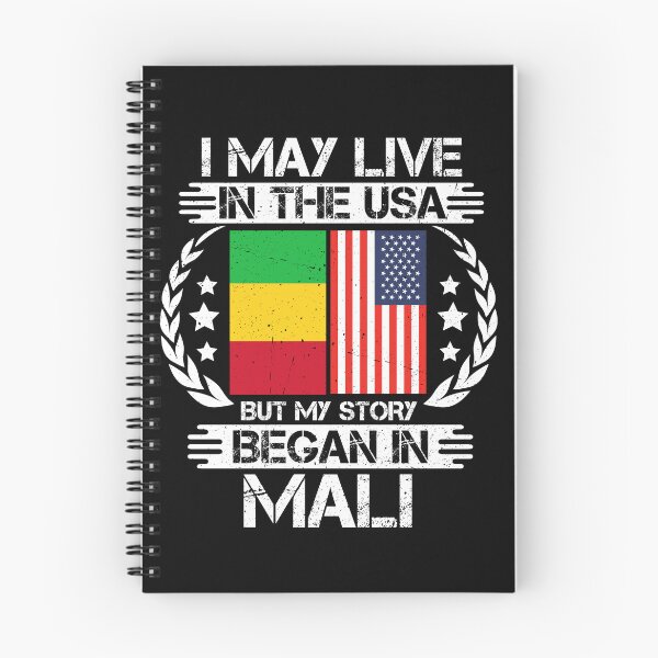 Item preview, I May Live In The USA But My Story Began In Mali  designed and sold by CosmoKitsch.