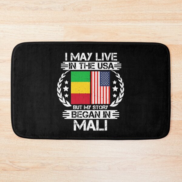 Item preview, I May Live In The USA But My Story Began In Mali  designed and sold by CosmoKitsch.