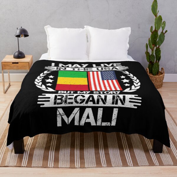 Item preview, I May Live In The USA But My Story Began In Mali  designed and sold by CosmoKitsch.