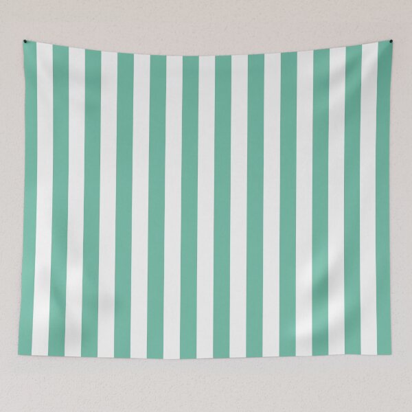 Item preview, Striped White And Pastel Green Pattern designed and sold by pattern-archive.
