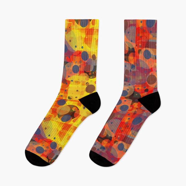Item preview, ABSTRACT: yellow dot designed and sold by Hyper Orange Arts.