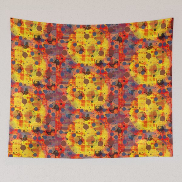 Item preview, ABSTRACT: yellow dot designed and sold by Hyper Orange Arts.