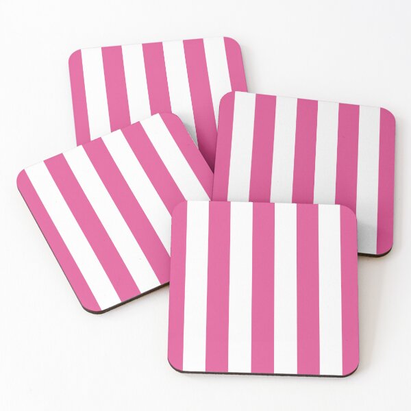 Item preview, Striped White And Hot Pink Pattern designed and sold by pattern-archive.