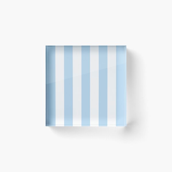 Item preview, Striped White And Ice Blue Pattern designed and sold by pattern-archive.