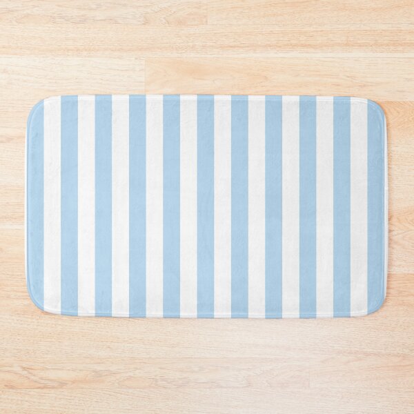 Item preview, Striped White And Ice Blue Pattern designed and sold by pattern-archive.