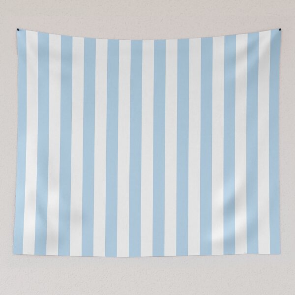 Item preview, Striped White And Ice Blue Pattern designed and sold by pattern-archive.