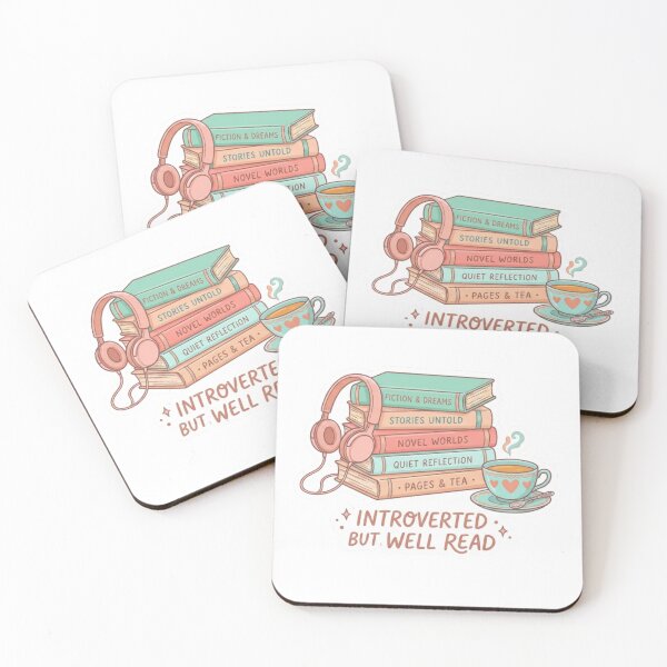 Item preview, Introverted But Well Read – Cozy BookTok Introvert Reader Book Lover Design designed and sold by SirensSageStone.