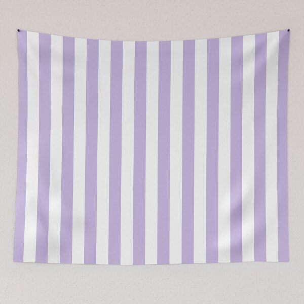 Item preview, Striped White And Lavender Pattern designed and sold by pattern-archive.