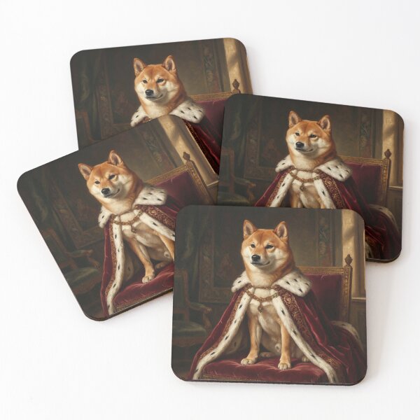 Item preview, Royal Shiba Inu King Portrait designed and sold by Rutvain.