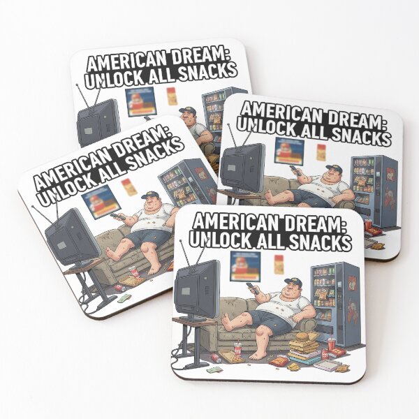 Item preview, Living the American Dream | Lazy Raccoon on Sofa | Funny Satirical Design designed and sold by Studiocolors.