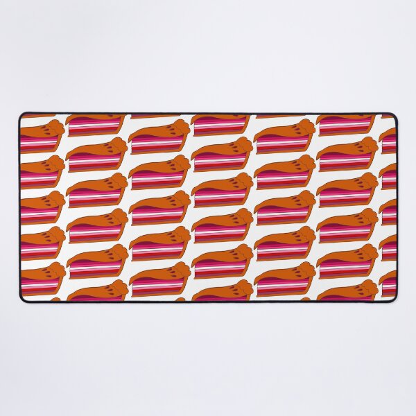 Item preview, Lesbian Pink Slice of Pie Pride Flag designed and sold by HarveyHandcraftsandDesigns.