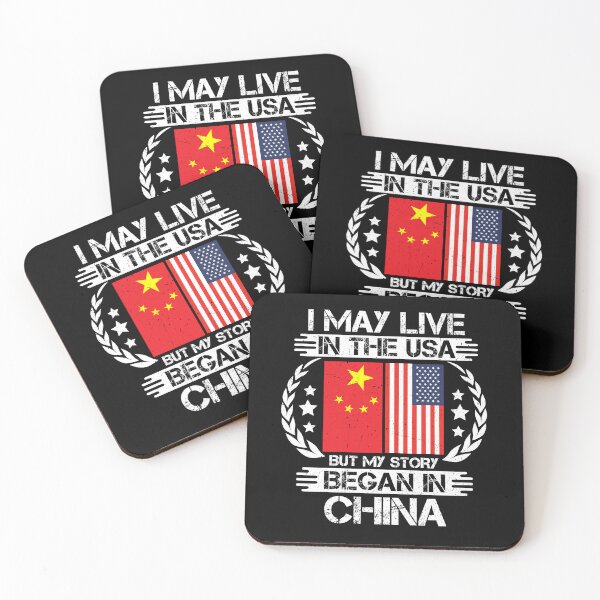 Item preview, I May Live In The USA But My Story Began In China  designed and sold by CosmoKitsch.