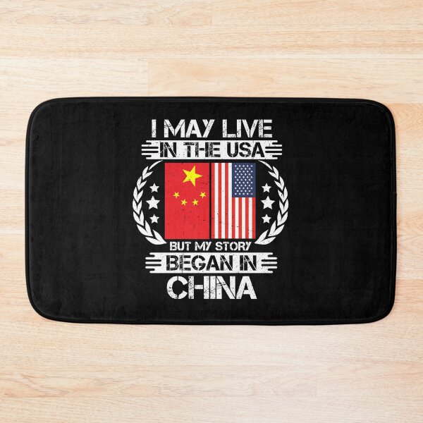 Item preview, I May Live In The USA But My Story Began In China  designed and sold by CosmoKitsch.
