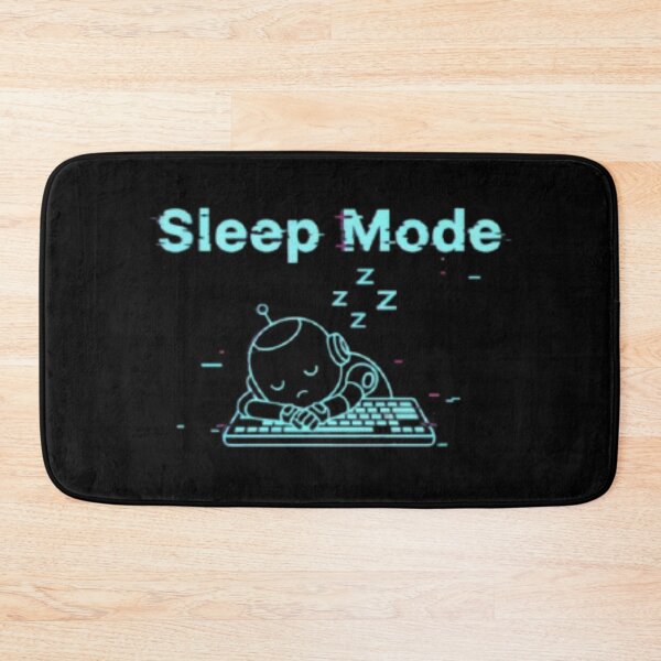 Item preview, Sleep Mode – Funny Neon Robot designed and sold by trend-forge.