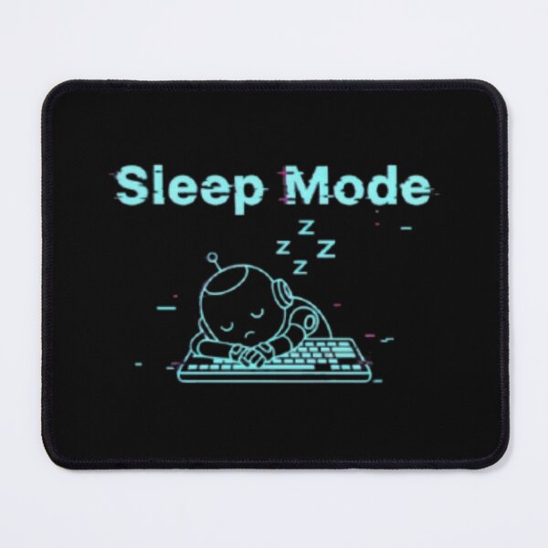 Item preview, Sleep Mode – Funny Neon Robot designed and sold by trend-forge.